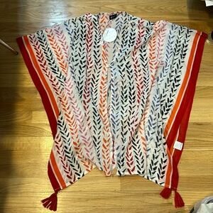 NWT Colorful Badim TLV cotton beach cover up